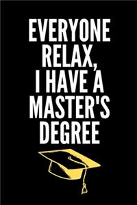Everyone Relax, I Have A Master's Degree - Masters Degree Journal