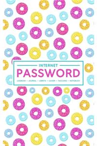 Internet Password Logbook - Journal - Libreta - Cahier - Taccuino - Notizbuch