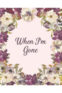 When I'm Gone