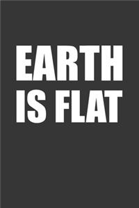 Earth Is Flat Notebook