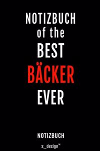 Notizbuch für Bäcker