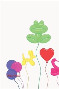 Balloon Notebook Checkered