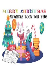 merry christmas numbers book for kids
