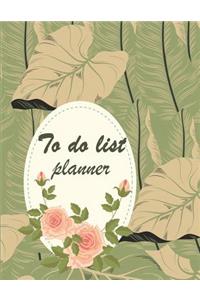 To do list planner