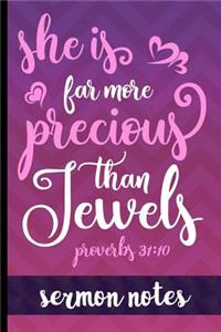She Is Far More Precious Than Jewels Proverbs 31
