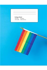 Pride Composition Book - The Rainbow Flag