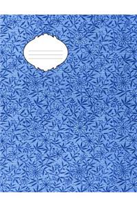 Blue Floral Notebook