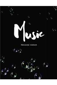 Music Manuscript Notebook