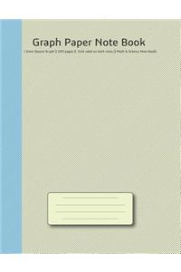 Graph Paper Note Book