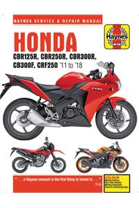 Honda Cbr125r, Cbr250r, Cbr300$, Cb300f & Crf250, '11 to '18