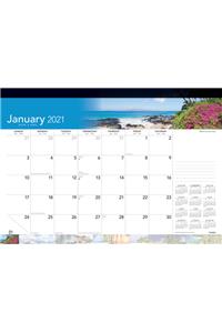 Paradise 2021 Desk Pad 17x12