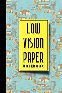 Low Vision Paper Notebook