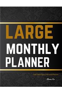 Salix Large Monthly Planner