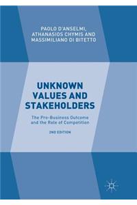 Unknown Values and Stakeholders