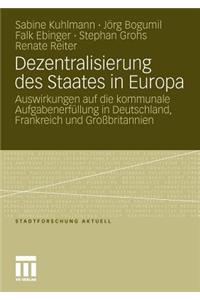 Dezentralisierung Des Staates in Europa