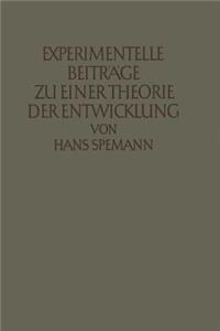 Experimentelle Beiträge Zu Einer Theorie Der Entwicklung