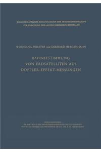 Bahnbestimmung von Erdsatelliten aus Doppler-Effekt-Messungen