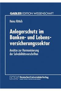 Anlegerschutz Im Banken- Und Lebensversicherungssektor