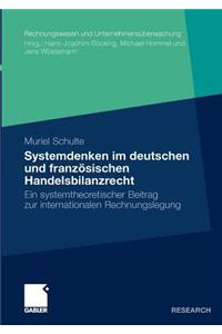 Systemdenken Im Deutschen Und Französischen Handelsrecht