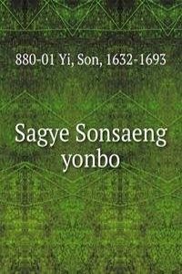 Sagye Sonsaeng yonbo