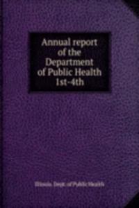Annual report of the Department of Public Health