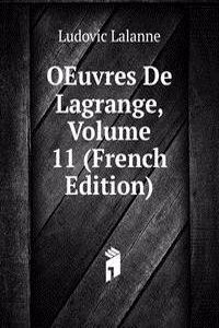 OEuvres De Lagrange, Volume 11 (French Edition)