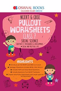 Oswaal NCERT & CBSE Pullout Worksheets Class 7 Social Science Book (For March 2020 Exam)