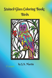 Stained Glass Coloring Book