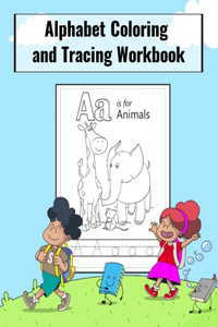 Alphabet Coloring and Tracing workbook