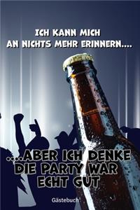Gästebuch Partybuch Geburtstagsbuch für Erwachsene zum Ausfüllen lustige Fragen für betrunkene Gäste. Auch als Geschenk.