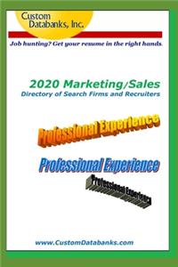 2020 Marketing/Sales Directory of Search Firms and Recruiters