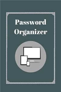 Password Organizer with tabs, logbook