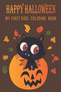 Happy Halloween My First Kids Coloring Book