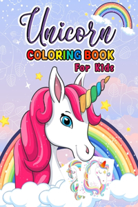 Unicorn coloring book for kids