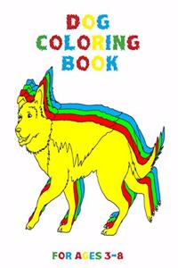 Dog Coloring Book for Ages 3-8