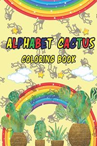 Alphabet Cactus Coloring Book