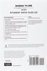 Student CD to Accompany Quickbook Pro 2008 Complete