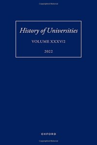 History of Universities: Volume XXXV / 2