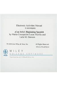 Con Brio: Beginning Spanish, Electronic Activities Manual