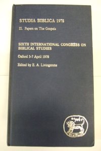 Studia Biblica 1978: Papers on the Gospels - Vol. 2: v. 2 (JSNT supplement)