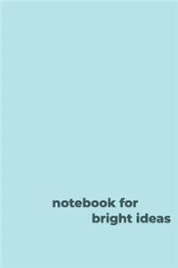 Notebook for Ideas