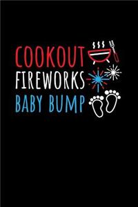 Cookout Fireworks Baby Bump
