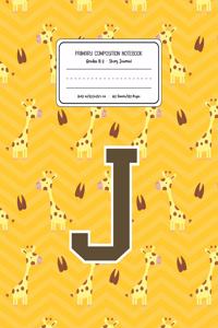 Primary Composition Notebook Grades K-2 Story Journal J