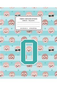 Primary Composition Notebook Grades K-2 Story Journal O