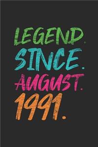 Legend Since August 1991