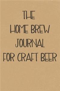 The Home Brew Journal for Craft Beer