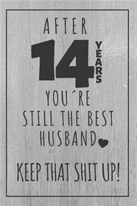 14th Anniversary Notebook For Husband