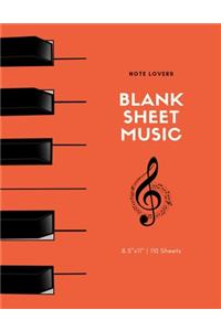 Blank Music Sheets