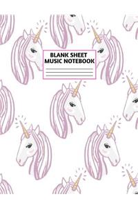 Blank Sheet Music Notebook