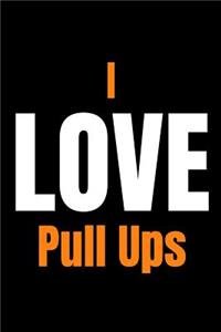 Personal Trainer Notebook I Love Pull Ups